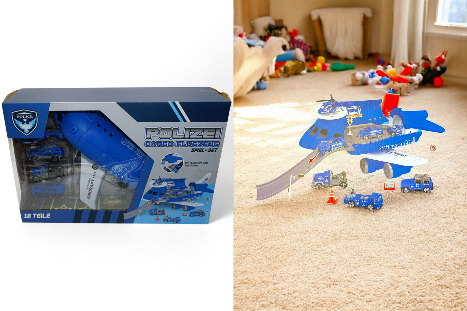 Spielzeug "DIY Flugzeug", 18 teilig