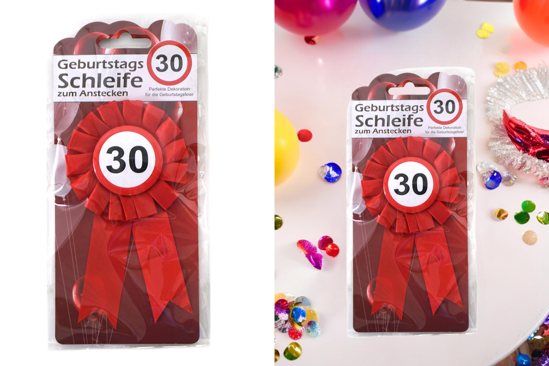 Jubiläums Sortiment Refill für Display Button Anstecker "30"