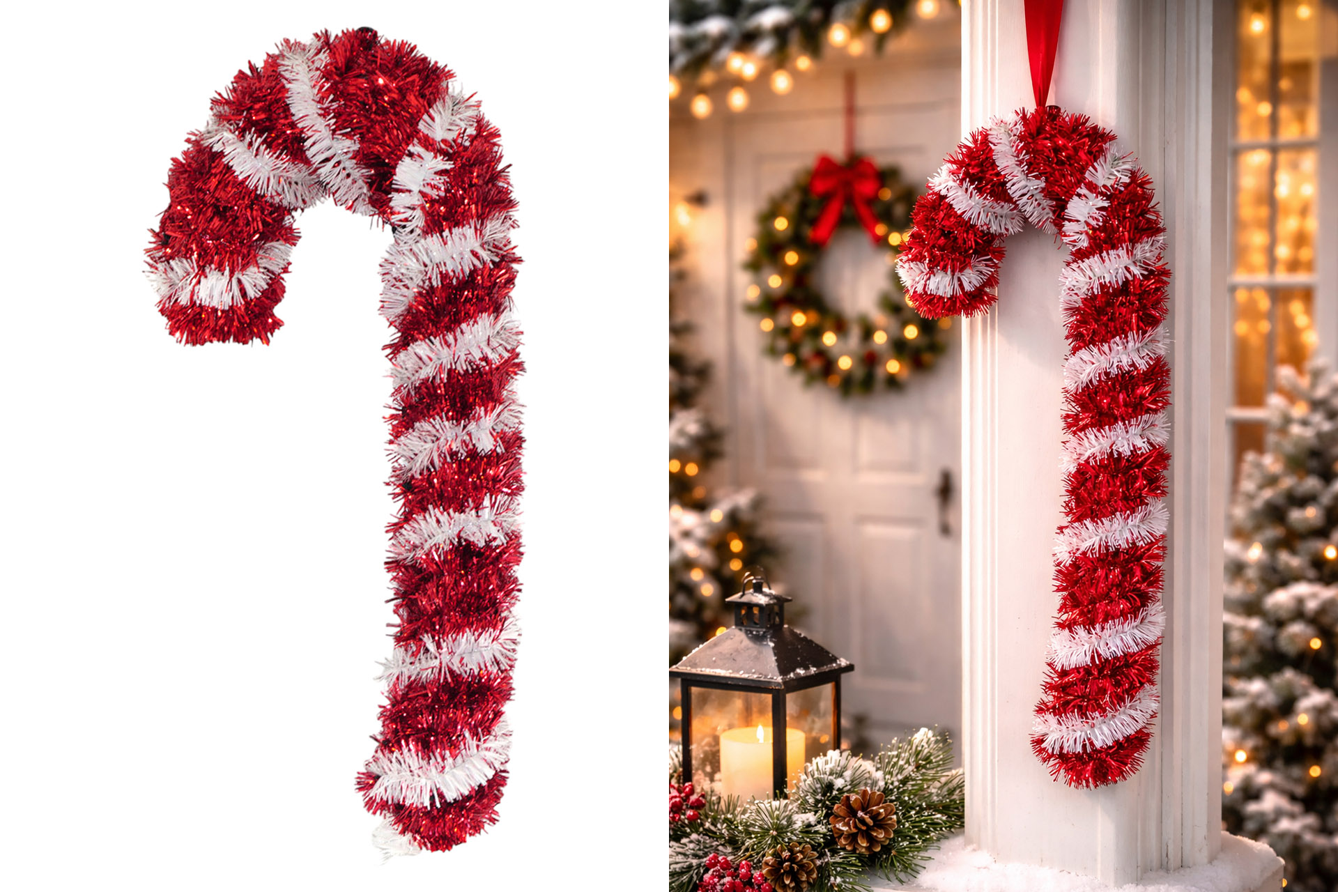 Deko Hänger "Zuckerstange", 41x20cm