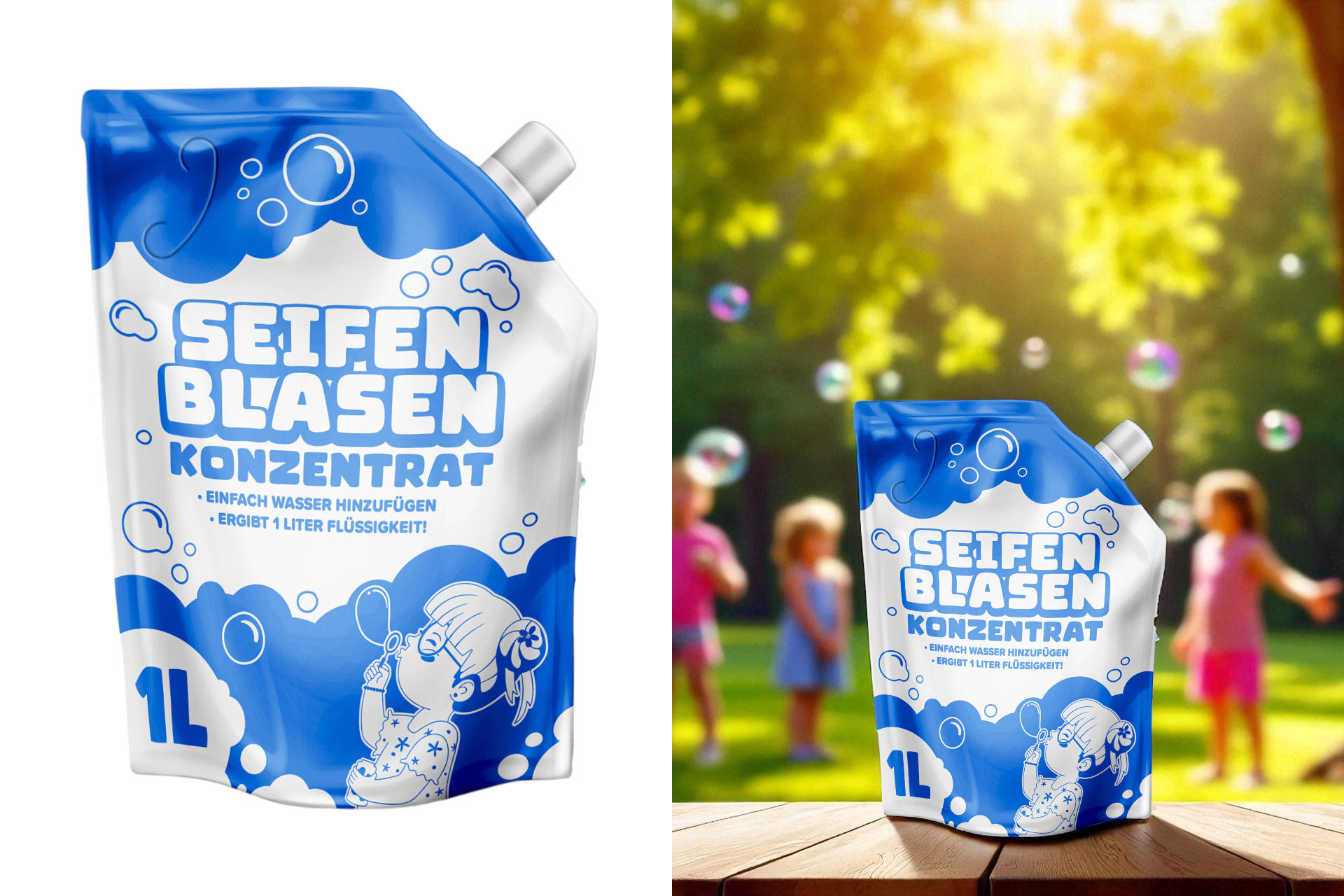 Seifenblasenkonzentrat 1:10, 100ml ergibt 1.000ml