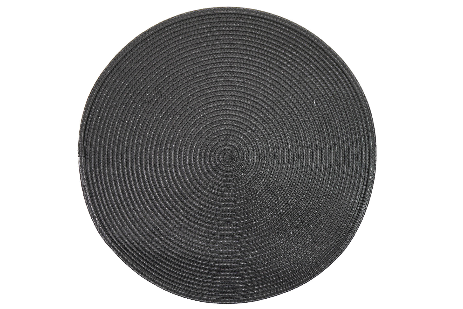 Platzset "India" Ø 38cm, PP-Gewirk, schwarz